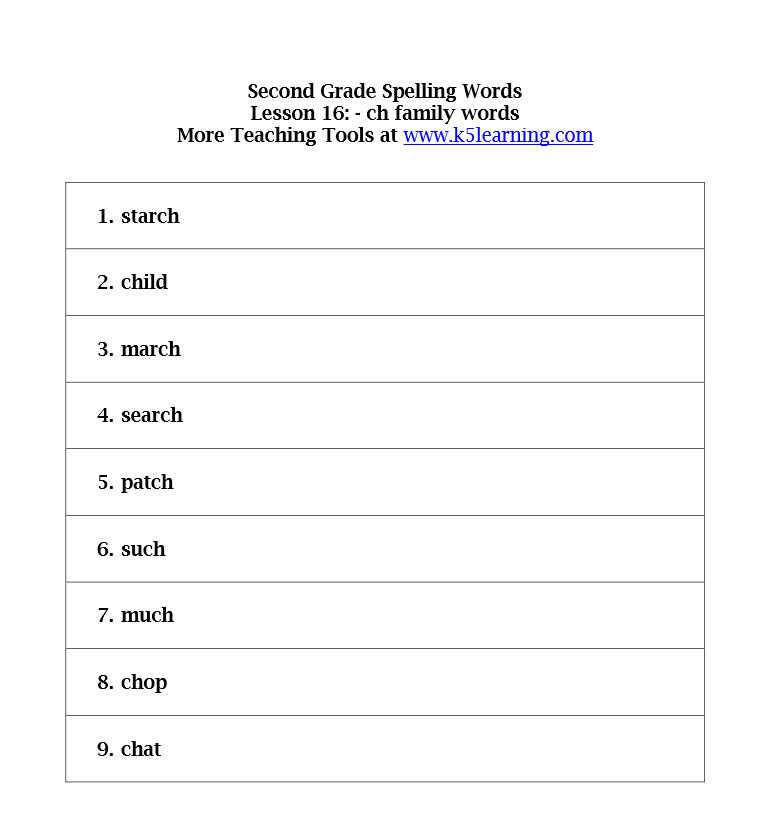 2nd Grade Spelling Worksheets Pdf Also 2 Grade Spelling Kidz Activities