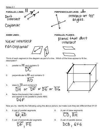 3.3 Proving Lines Parallel Worksheet Answers with More About Parallel Lines Notes Proving Lines are Parallel Dual