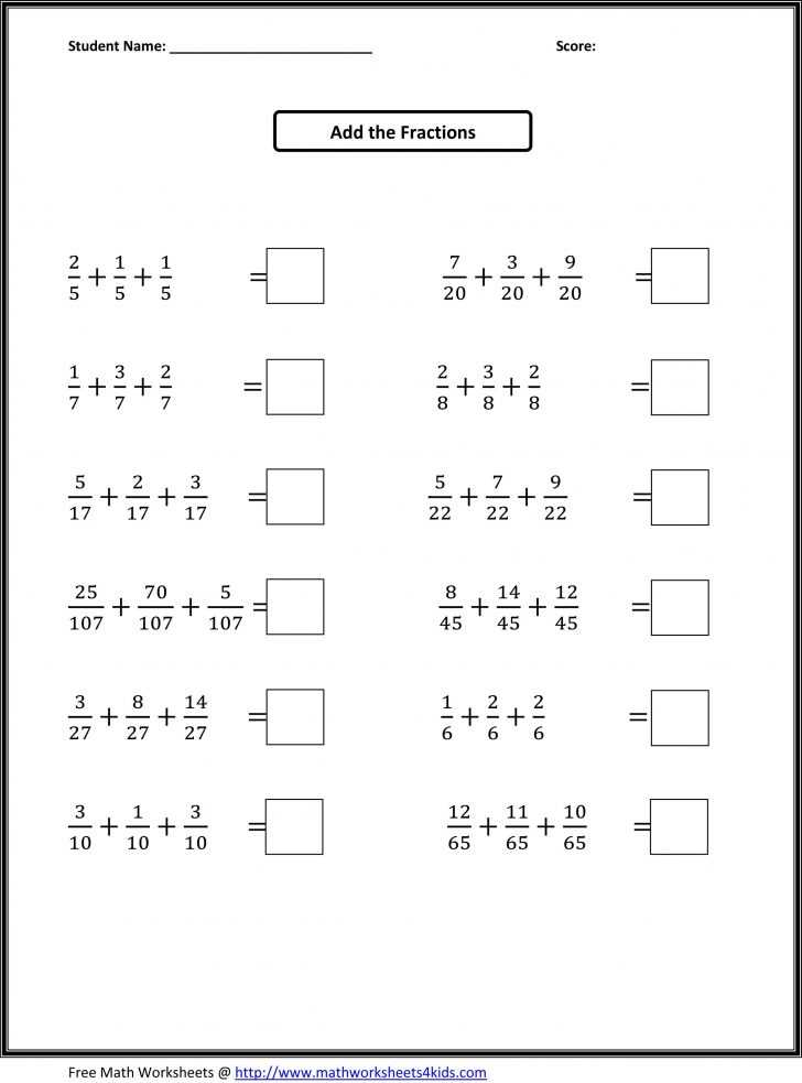 7th Grade Fractions Worksheets Along with Fractions Worksheetrd Grade Fractions Grass Fedjp Study Site Math