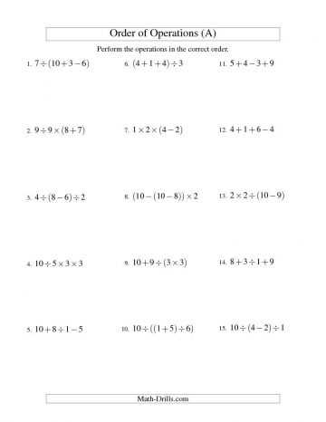 7th Grade order Of Operations Worksheet Pdf Along with order Operations with Integers Three Steps Multiplication and