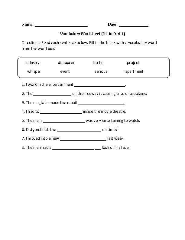 8th Grade Vocabulary Worksheets Also 8th Grade English Worksheets Free Printable