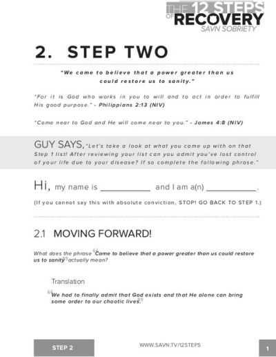 Aa Step Worksheets Step 1 Also 34 Best Aa Worksheets Images On Pinterest