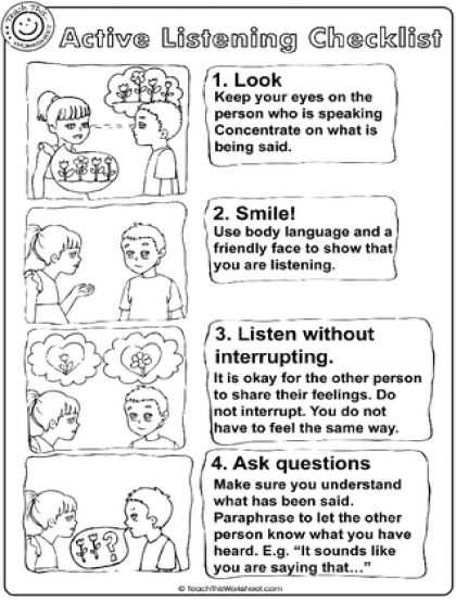 Active Listening Worksheets Along with 69 Best Listening Images On Pinterest