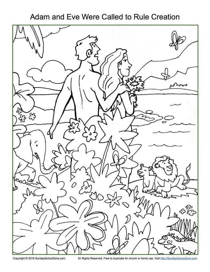 Adam and Eve Worksheets and 9 Best Adam and Eve Were Called to Rule Creation Bible Activities