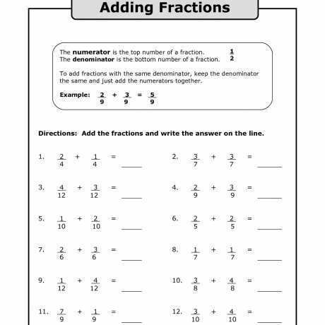Adding Fractions with Unlike Denominators Worksheets Pdf together with Math Worksheets Free Line Plots with Fractions Fraction and wholes