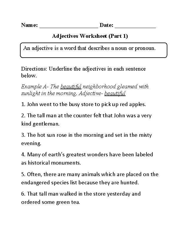 Adjective and Adverb Worksheets with Answer Key as Well as 11 Best Lang Arts Images On Pinterest