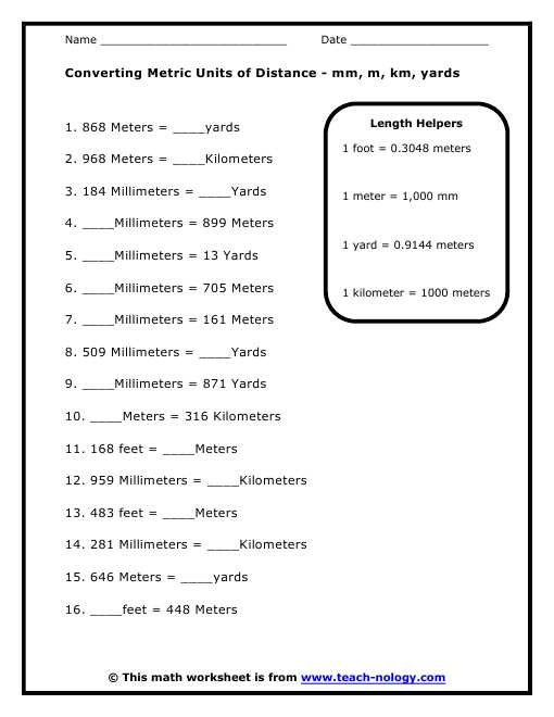 Algebra 1 Unit Conversion Worksheet Answers together with Converting Metric Units Of Distance Worksheet