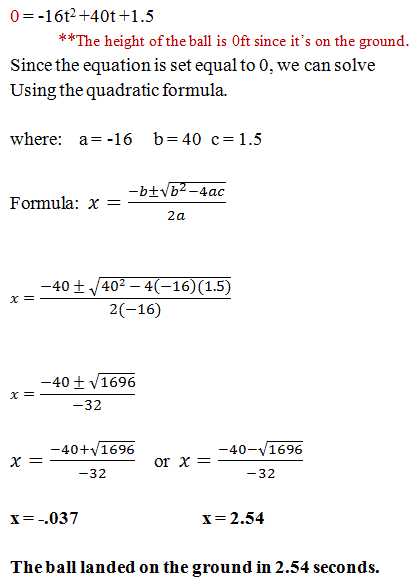 Algebra 2 Quadratic formula Worksheet Answers as Well as Word Problems Involving Quadratic Equations