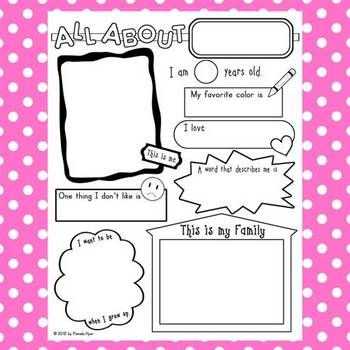 All About Me Worksheet Middle School Pdf Along with 83 Best Esl Templates Images On Pinterest