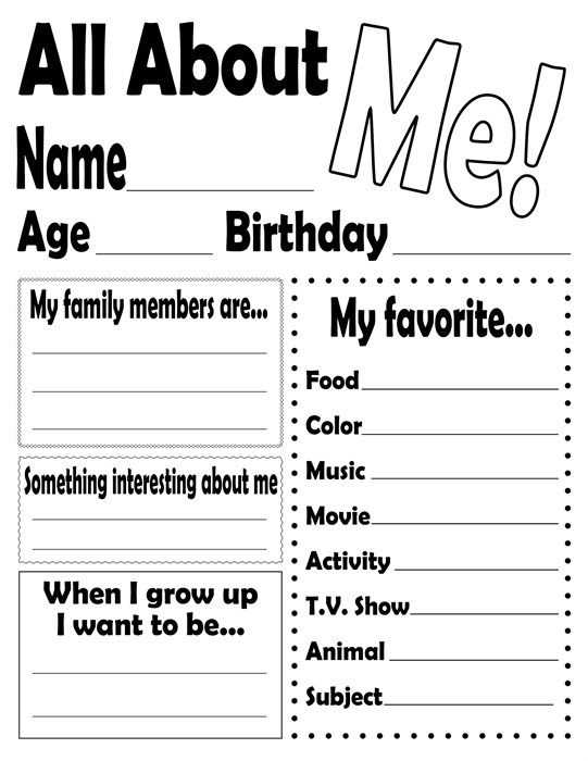 All About Me Worksheet Middle School Pdf Also 1771 Best Homeschool to sort Images On Pinterest