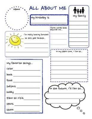 All About Me Worksheet Middle School Pdf as Well as 35 Best Educattional Things Images On Pinterest