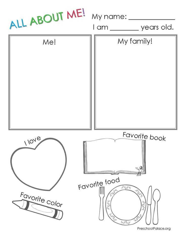 All About Me Worksheet Middle School Pdf with 151 Best Myself Printables Images On Pinterest