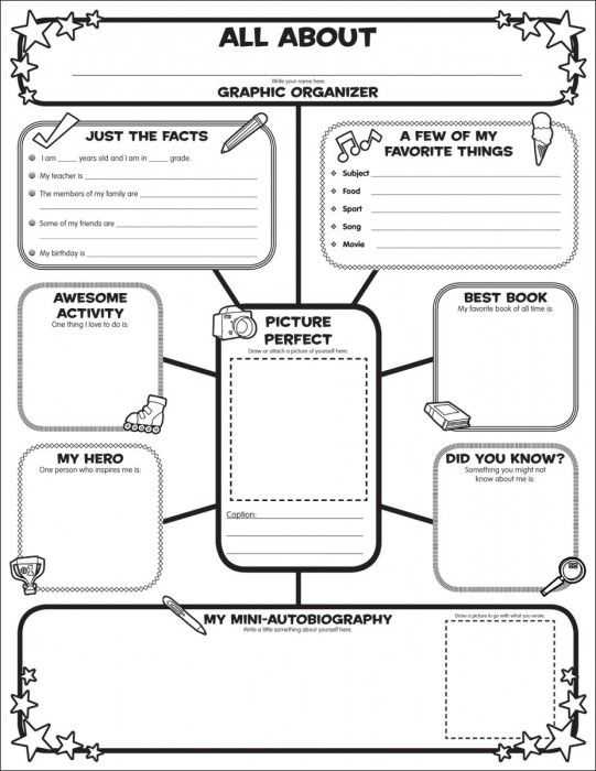 All About Me Worksheet Middle School Pdf with 18 Best Teaching Resources Graphic organizers Images On Pinterest