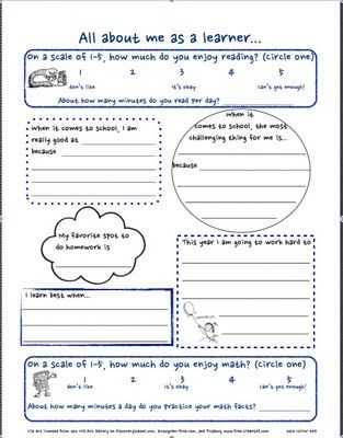 All About Me Worksheet Middle School Pdf with 4285 Best Teaching Ideas Images On Pinterest