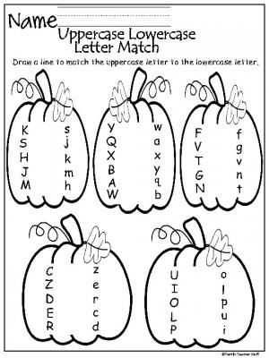 Alphabet Matching Worksheets Along with Harvest Time Letter Matching Worksheet