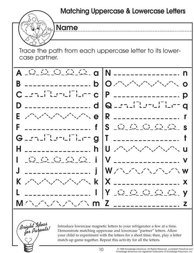 Alphabet Matching Worksheets Along with Matching Uppercase and Lowercase Letters – Uppercase and Lowercase