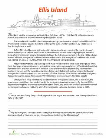 Amendment Worksheet Pdf together with Ellis island