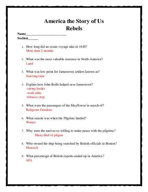 America the Story Of Us Revolution Worksheet Answer Key Along with America Story Us Cities Worksheet Choice Image Worksheet Math