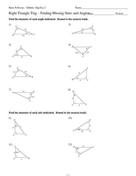 Angles In A Triangle Worksheet Answers Along with solving Right Triangles Worksheet