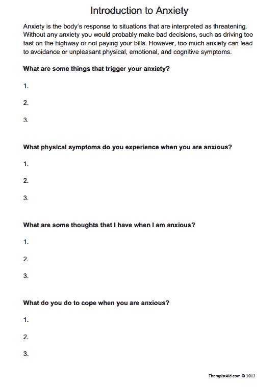 Anxiety Worksheets Pdf as Well as 57 Best Counseling Images On Pinterest