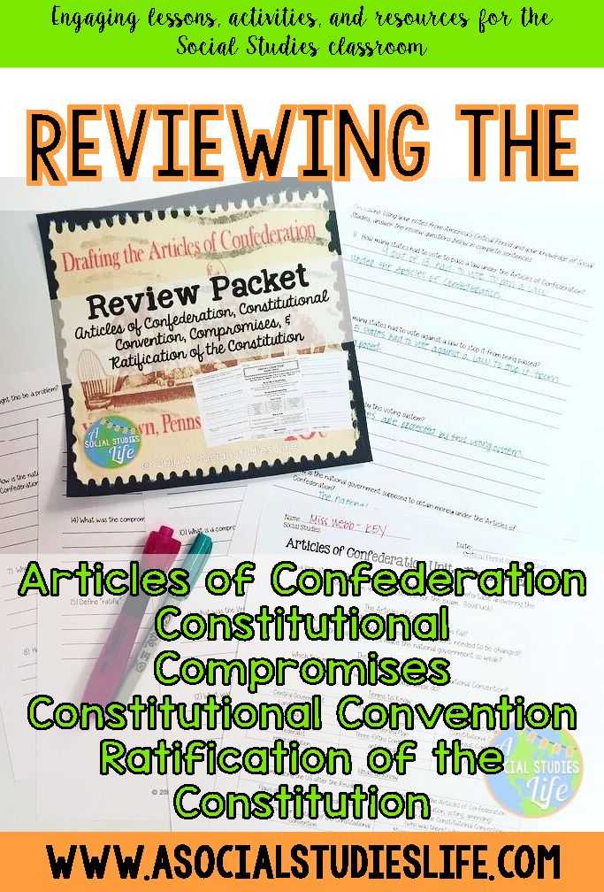 Articles Of Confederation Worksheet Answer Key and 71 Best Articles Of Confederation Images On Pinterest