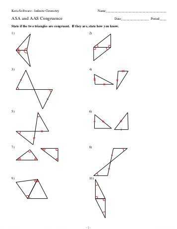 Asa and Aas Congruence Worksheet Answers or Geometry Worksheet Congruent Triangles asa and Aas Answers the Best