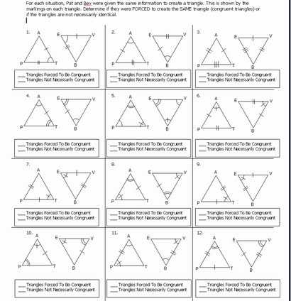 Asa and Aas Congruence Worksheet Answers with Lovely Triangle Congruence Worksheet Elegant Congruent Triangles