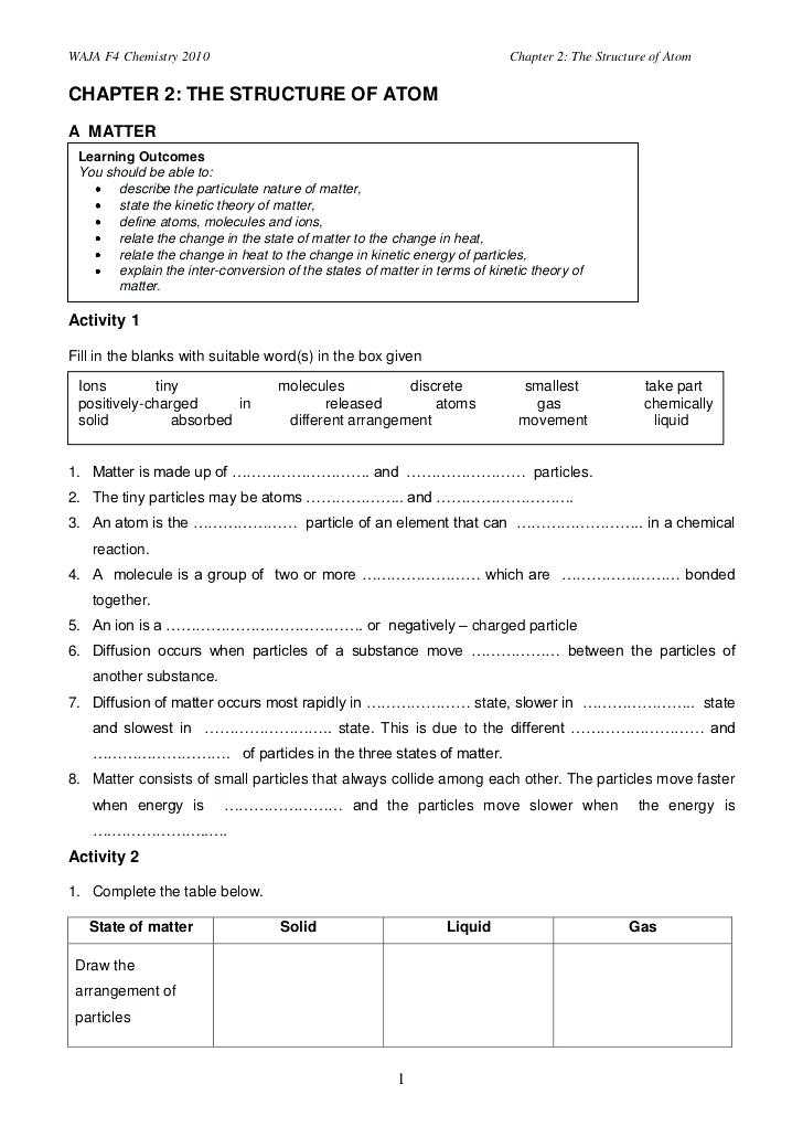 Atomic theory Worksheet Answers Also Worksheet atomic Structure Answers Chemistry A Study Matter