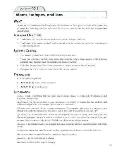 Atoms and Ions Worksheet with atoms Vs Ions Worksheet Answers Inspirational isotopes Ions and