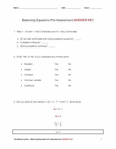 Balancing Chemical Equations Worksheet 1 Answer Key Also Phet Balancing Chemical Equations Answers Lovely Rewrite Each