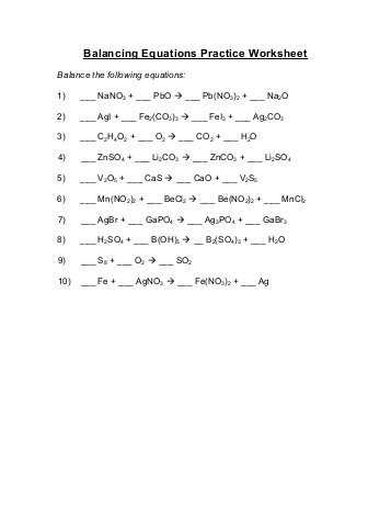 Balancing Equations Race Worksheet Answers Also Worksheets 44 Inspirational Balancing Equations Worksheet Answers Hi