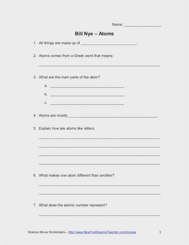 Bill Nye Brain Worksheet Answers Also Bill Nye the Science Guy Energy Worksheet Answers Image Collections