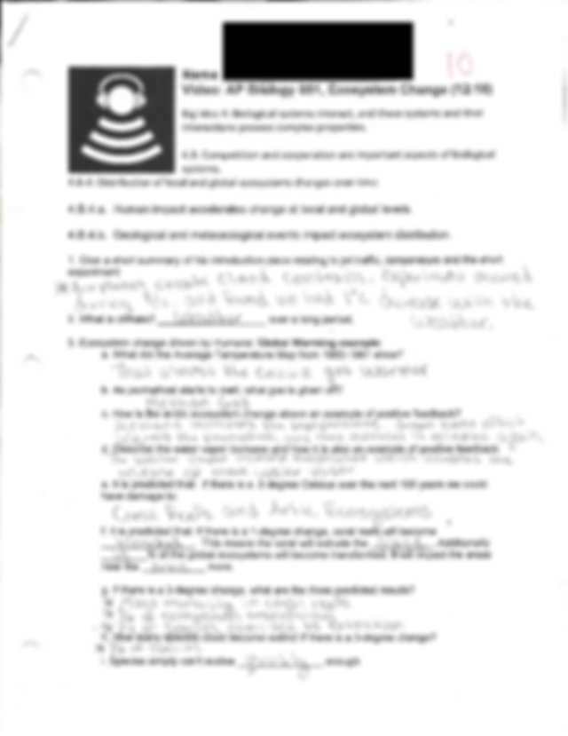 Biological Diversity and Conservation Chapter 5 Worksheet Answers and Ap Biology Activereading Guide 43 Global A" Wm Qhï¬ec Xcéeé