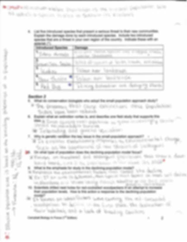Biological Diversity and Conservation Chapter 5 Worksheet Answers with Ap Biology Activereading Guide 43 Global A" Wm Qhï¬ec Xcéeé