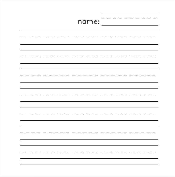 Blank Handwriting Worksheets or Writing Template Paper Guvecurid