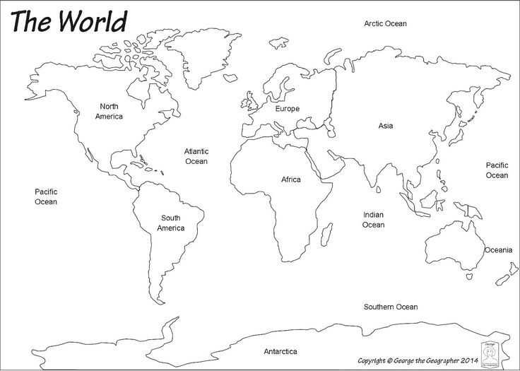 Blank World Map Worksheet Pdf with Black and White World Map with Continents Labeled Best How to