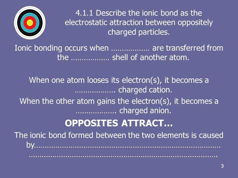 Bonding Basics Ionic Bonds Worksheet Answers Also 1 Ib topic 4 Bonding 4 1 Ionic Bonding Describe the Ionic Bond as