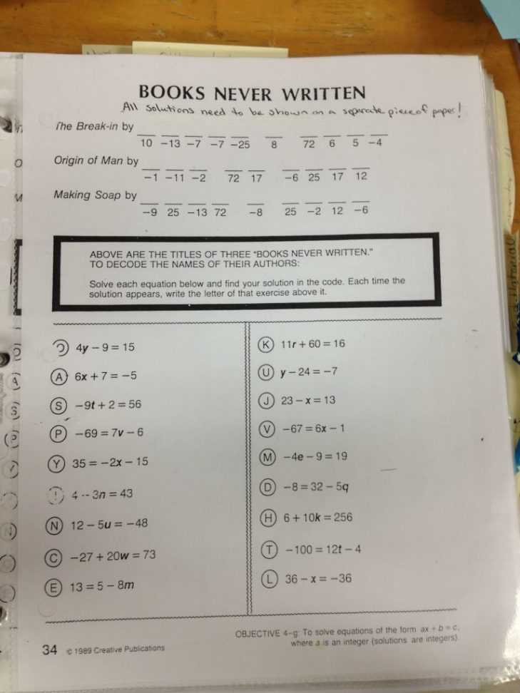 Books Never Written Math Worksheet Answers Also Books Never Written Math Worksheet Books Never Written Math