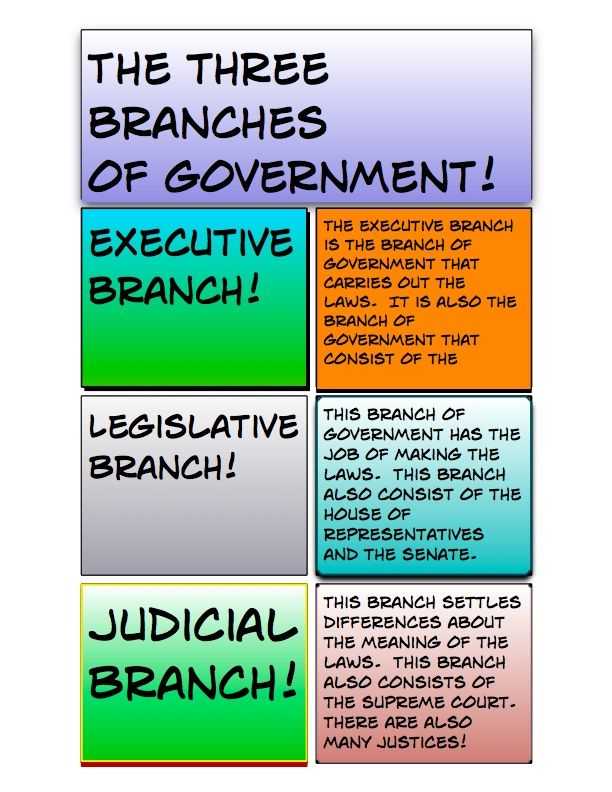 Branches Of Government for Kids Worksheet Also 65 Best Fifth Grade Government Unit Images On Pinterest