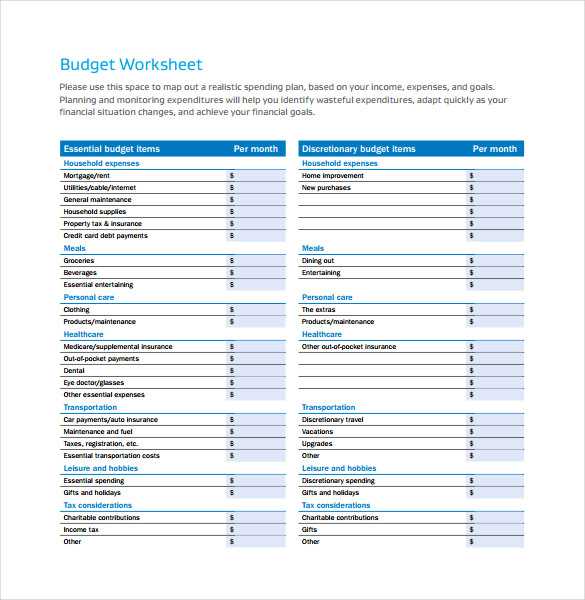 Budgeting for Dummies Worksheet and Online Monthly Bud Worksheet Guvecurid