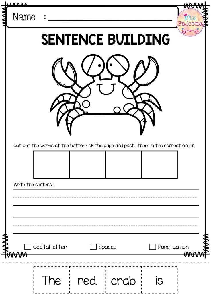 Building Sentences Worksheets 1st Grade with there are 10 Pages Of Free Sentence Building Worksheets In This