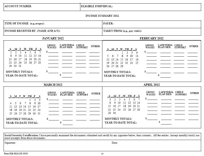 Calculating Gross Pay Worksheet with Ssa Poms Si 131 In E Summary Worksheets 01 16 2018