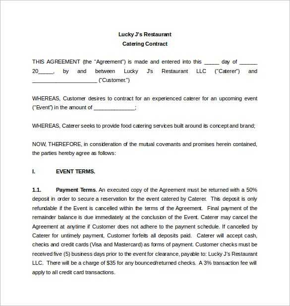 Catering Contract Worksheet Also Catering Proposal Letter This Page Contains Different Templates for
