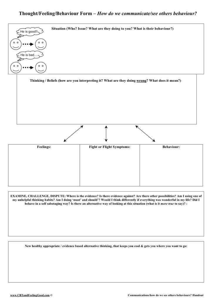 Cbt Worksheets for Kids as Well as 100 Best Cbt Images On Pinterest