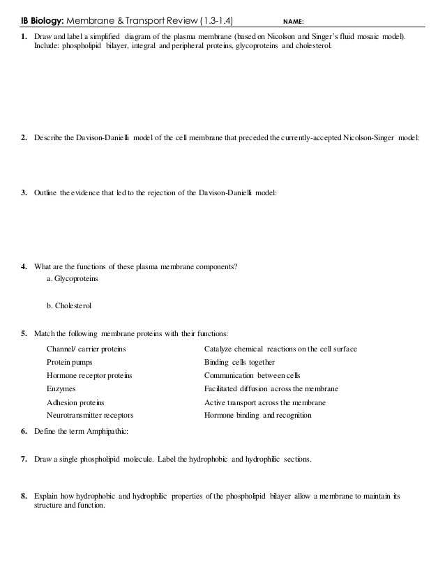 Cell Membrane Worksheet Pdf together with Worksheets 41 Awesome Cell Transport Review Worksheet Hd Wallpaper