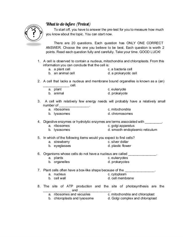 Cell organelles and their Functions Worksheet Answers as Well as Module Cell Structure and Function