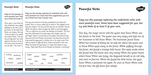 Changing Statements Into Questions Worksheets with Answers or Powerful Verbs Worksheets Verbs Verbs Worksheets Powerful