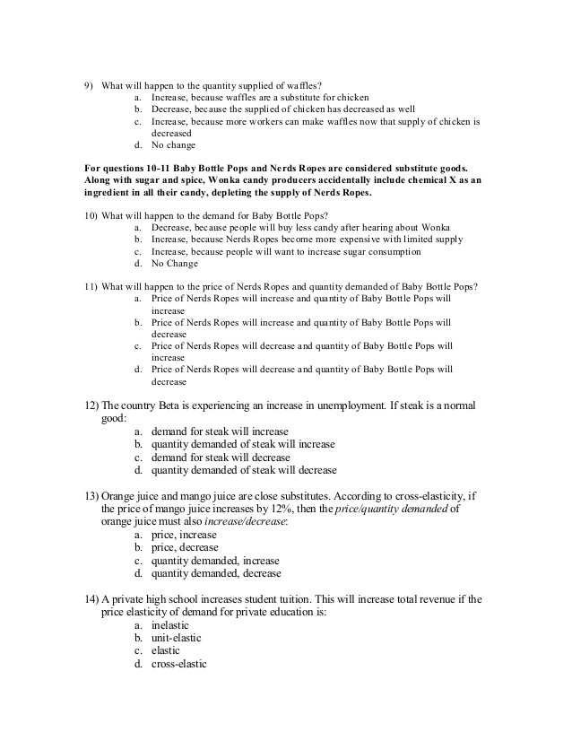 Chapter 4 Section 1 Understanding Demand Worksheet Answers and Worksheet Elasticity Demand and Supply Kidz Activities