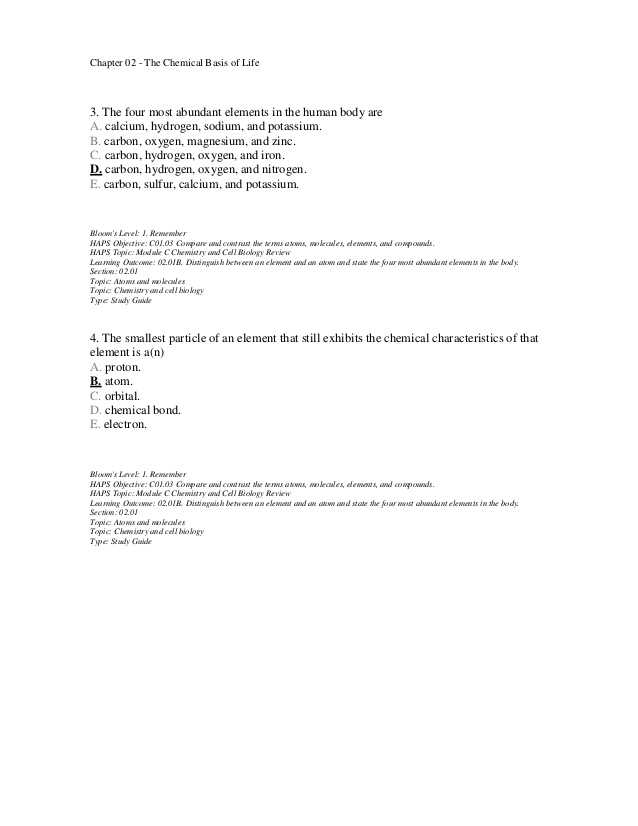 Chapter 6 the Chemistry Of Life Worksheet Answer Key as Well as Schön Anatomy and Physiology Chemistry Review Bilder Menschliche