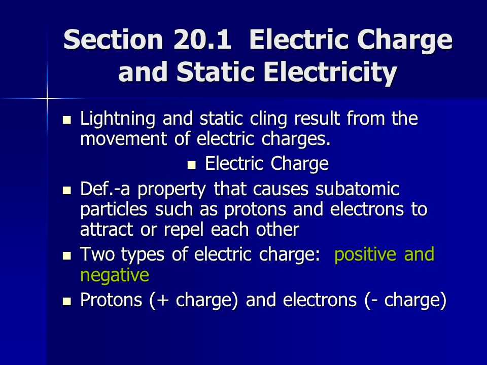 Charge and Electricity Worksheet Answers or Chapter 20 Electricity Section Electric Charge and Static